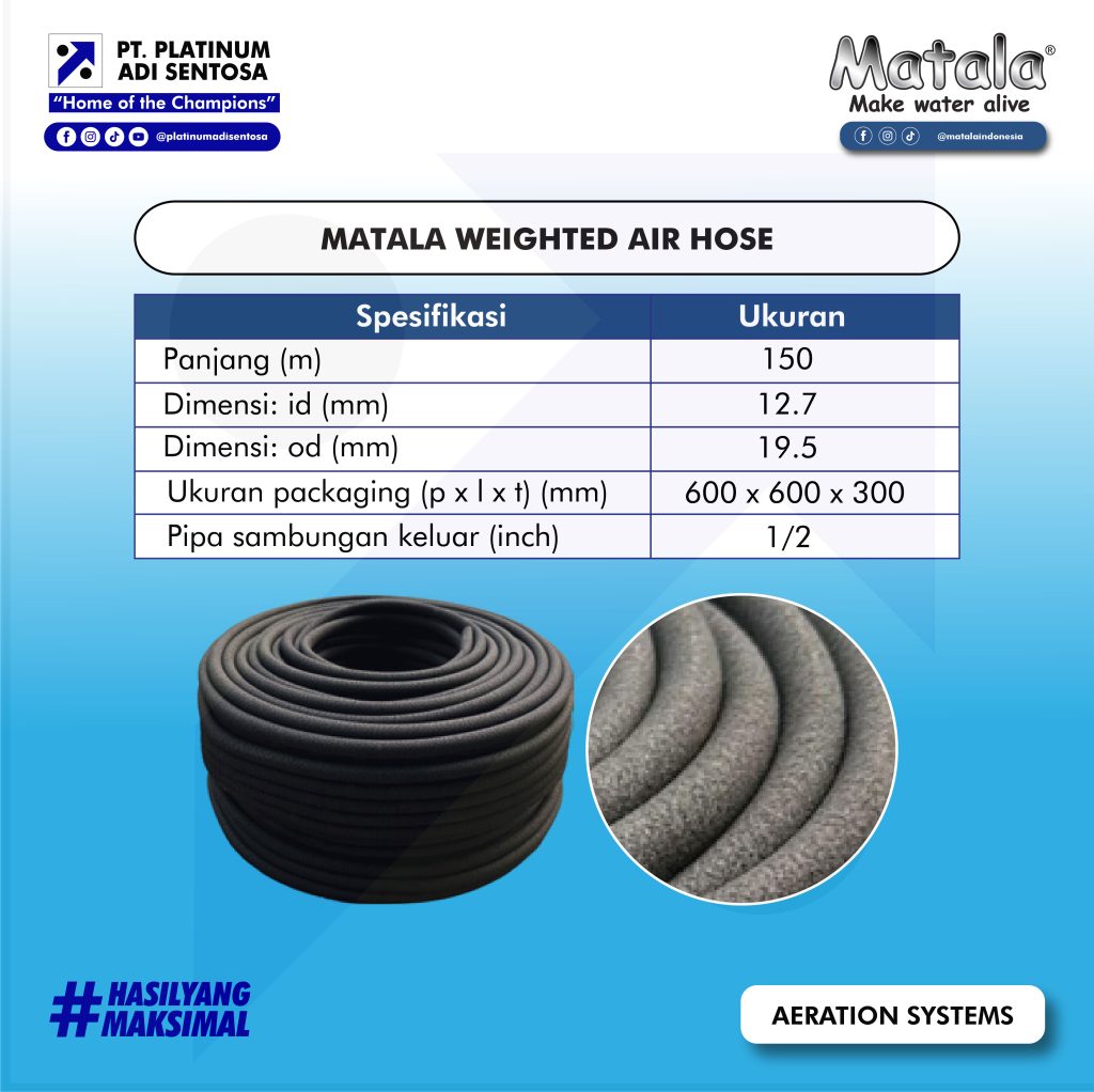 02 Matala_Weighted Air Hose_Spesifikasi