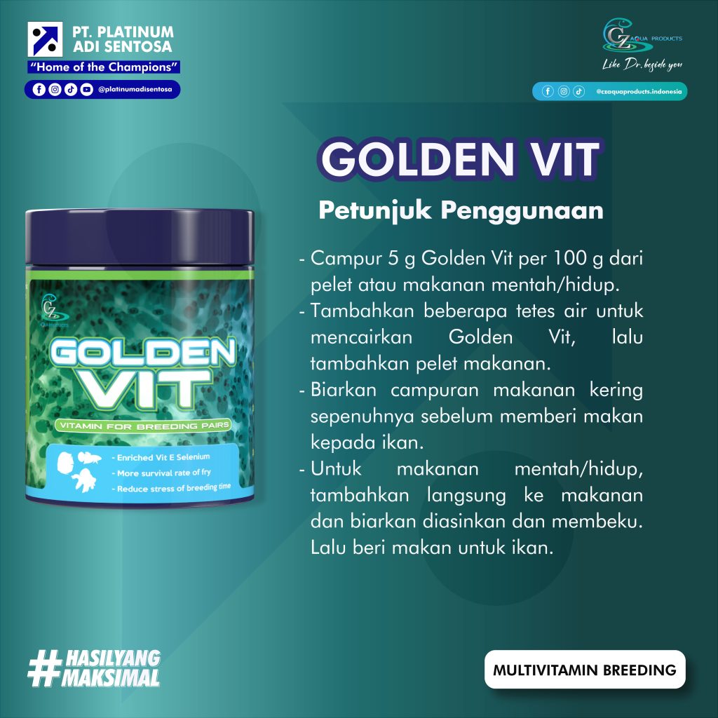CZ Aqua Product_Golden Vit_Petunjuk Penggunaan