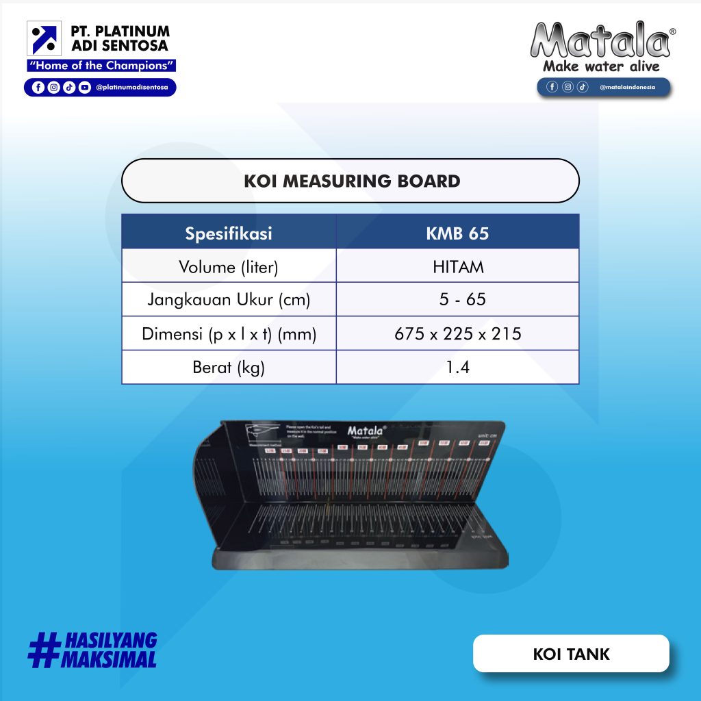 03 Matala_Koi Measuring Board_Spesifikasi