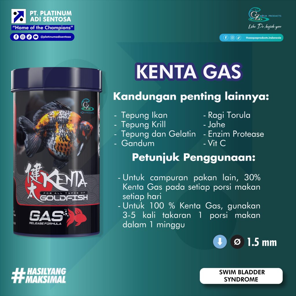 CZ Aqua Product_Kenta Gas_Kandungan dan Petunjuk Penggunaan