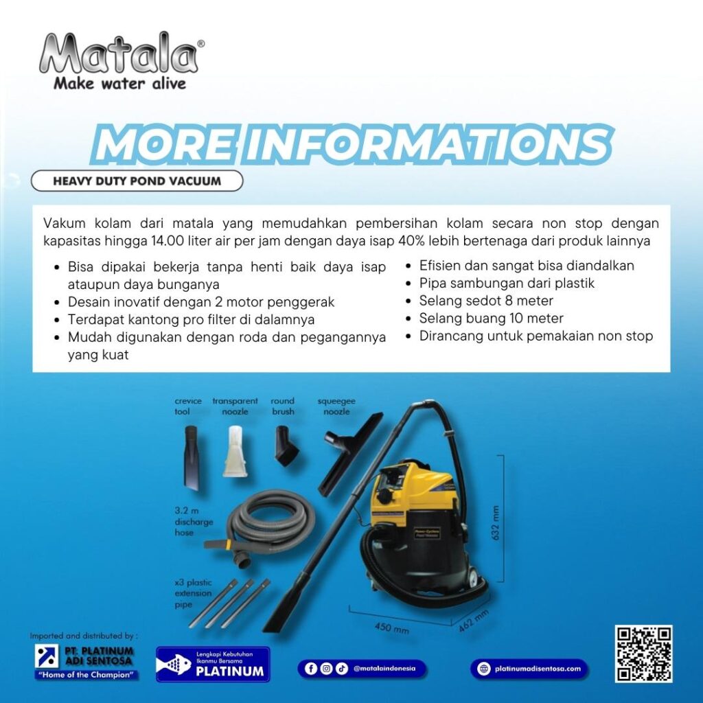 Matala Heavy Duty Pond Vacuum_More Information