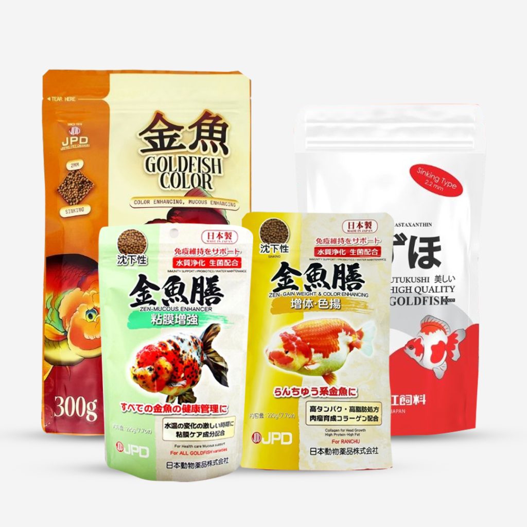 Mizuho Goldfish,  JPD Goldfish Color, JPD Kingyo Zen Gain Weight & Color Enhancer atau JPD Kingyo Zen Mocus