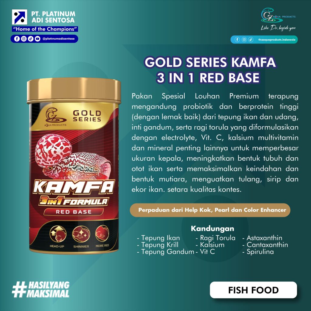 CZ_Aqua Product_Gold Series Kamfa 3 in 1 Red Base_Deksripsi
